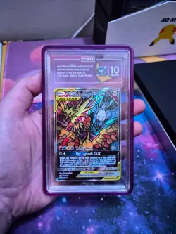 2019 Pokemon Moltres Zapdos Articuno GX SM210 Promo TAG 10 - Image 1