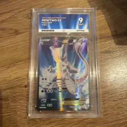 Pokemon XY Breakthrough Mewtwo EX 157/162 2015 ACE 9 MATCHING LABEL - Image 1