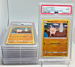 PSA 9 - 2019 Pokemon MANKEY Holo McDonald's Collection #8 - Image 1