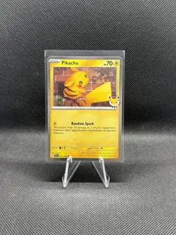2026 Pikachu 051/162 Pokemon Day 30th Anniversary Stamped Promo TCG - Image 1