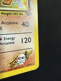 Blaine’s Arcanine 1/132 Pokemon Gym Challenge Holo HP - Image 5