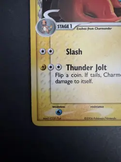 Pokemon TCG Charmeleon 30/100 Delta Species Crystal Guardians Reverse Holo Stamp - Image 3