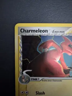 Pokemon TCG Charmeleon 30/100 Delta Species Crystal Guardians Reverse Holo Stamp - Image 4