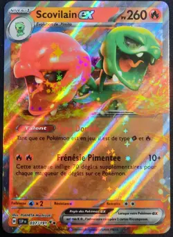 Scovilain EX - EV8 : Etincelles Deferlantes - 037/191 - Carte Pokemon FR Neuve - Image 1