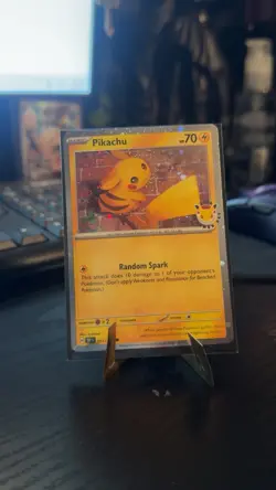 Pokemon Tcg Pikachu 051/162 Pokemon Day 2026 Promo Stamped Nm - Image 2