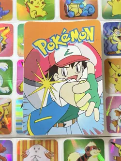Pokemon 151 Vintage Pocket Monsters Vending HOLO Prism Sticker 2000 Nintendo - Image 5