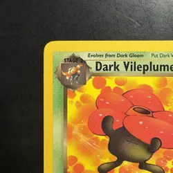 Pokemon TCG Vintage Non Holo Rare Dark Vileplume 30/82 WotC - Image 2