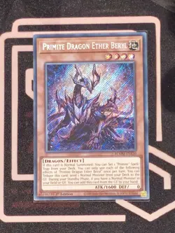BLMM-EN130 Primite Dragon Ether Beryl Secret Rare 1st Edition YuGiOh (US PRINT) - Image 1