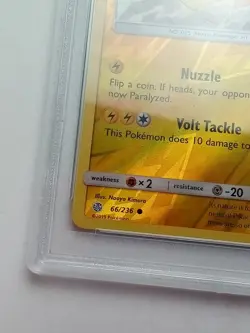 Pikachu 66/236 Cosmic Eclipse Reverse Holo PSA 9 Pokemon Card 2019 - Image 2