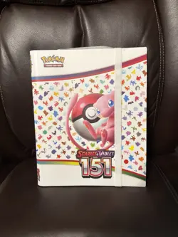 Pokemon 151 Scarlet & Violet Binder Collection Only NO CARDS Mew - Image 1