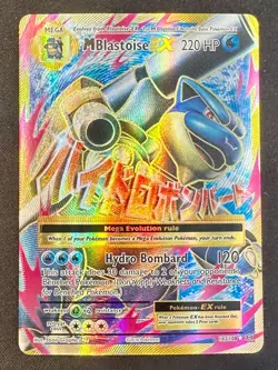 M Blastoise EX 102/108 XY Evolutions Pokemon Card TCG Full Art Ultra Rare - Nm - Image 1