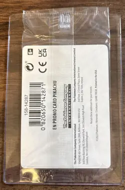 Pokemon GO Pikachu 028/078 Promo Holo Card SEALED 2022 *SMALL TEAR* - Image 2