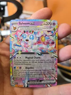 Pokemon TCG Sylveon EX Prismatic Evolutions Double Rare Holo Card 41/131 - Image 1