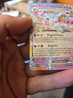 Pokemon TCG Sylveon EX Prismatic Evolutions Double Rare Holo Card 41/131 - Image 5