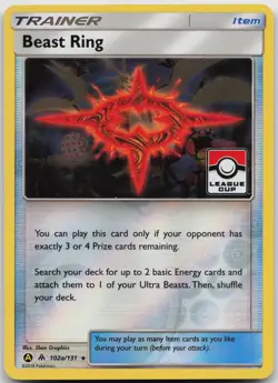 Beast Ring - (League Cup) Promo League & Championship Cards 102a/131 LP - Image 1