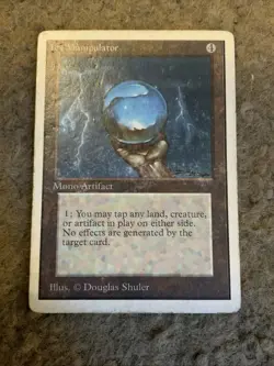 1x Icy Manipulator Unlimited MTG 2nd Edition Damaged - Image 1