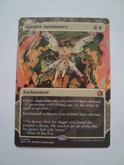 Greater Auramancy Enchanting Tales NM MTG Wilds of Eldraine Magic the Gathering - Image 1
