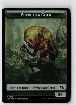 MTG Modern Horizons 3 Phyrexian Germ // Cat Foil x1 NM Token - Image 1
