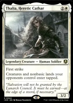 Thalia, Heretic Cathar 44 Rare Innistrad Remastered NM - Image 1