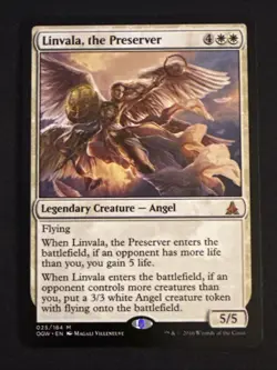 1x Linvala, the Preserver (025) Oath of the Gatewatch LP MTG Magic x1 MKE - Image 1
