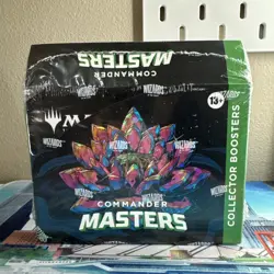 MTG Commander Masters Collector Booster Box - Commander Masters (CMM) New Sealed - Image 1