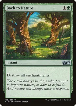 MTG - Back to Nature - M15 - Magic the Gathering - Image 1