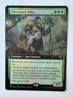 Silverback Elder Extended Borderless MTG NM Near Mint DMU FOIL - Image 1