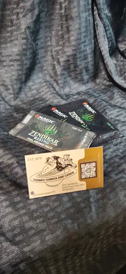 MTG ZENDIKAR RISING 1 FOIL 2 PROMO BOOSTER PACK FACTORY SEALED Magic 2020 NM - Image 1