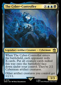 MTG Magic the Gathering The Cyber-Controller (119/1208) Doctor Who LP - Image 1