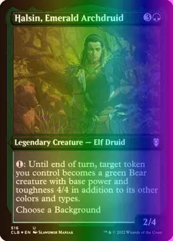 Halsin, Emerald Archdruid (516/1080) CLB LP FOIL - Image 1