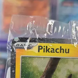 SEALED Pokemon Pikachu Holiday Snowflake Stamp 025/165 - Image 3