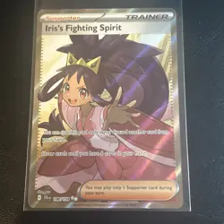 Iris's Fighting Spirit 180/159 Pokemon TCG Journey Together Full Art *NM* - Image 1