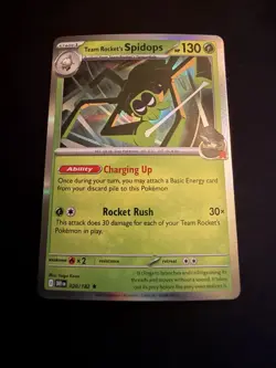Team Rocket’s Spidops 019/217 Holo Rare - Pokemon TCG Ascended Heroes - NM - Image 1