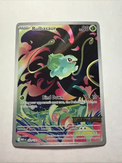 Bulbasaur 133/132 - Pokemon Mega Evolution Stamped Box Topper Illustration Rare - Image 1