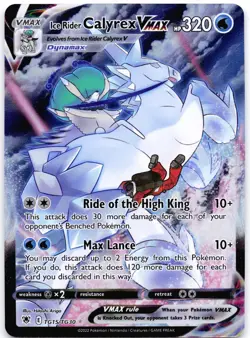 Ice Rider Calyrex VMAX TG15/TG30 Holo Astral Radiance Trainer Gallery - Image 1