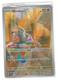 Pokemon TCG: Mimikyu (Paldean Fates ETB) - SVP075- Scarlet Violet Promo - SEALED - Image 1