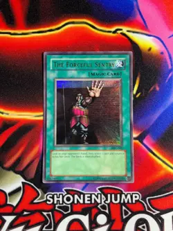 YuGiOh The Forceful Sentry MRL-045 Unlimited Original Print Ultra Rare MP - Image 1
