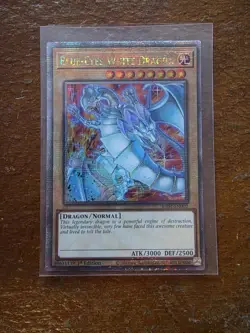 Blue-Eyes White Dragon RA04-EN002 Quarter Century Secret Rare 1st Edition Yugioh - Image 1