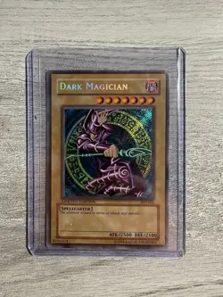 Yugioh Dark Magician BPT-001 Limited Edition Secret Rare HP/DMG - Image 1