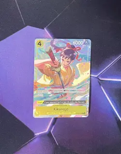 One Piece TCG Best Selection Vol 2 Kikunojo OP06-104 (Parallel / Alt Art) - Mint - Image 1