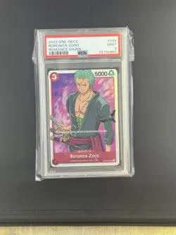 Romance Dawn Roronoa Zoro SR OP01-025 PSA 9 2022 One Piece - Image 1