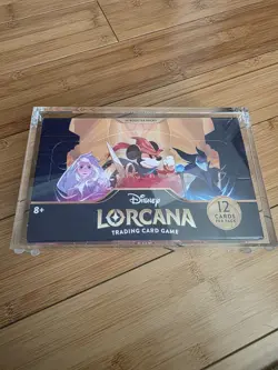 Disney Lorcana The First Chapter SEALED Booster Box First Wave Acrylic Case x 2 - Image 2