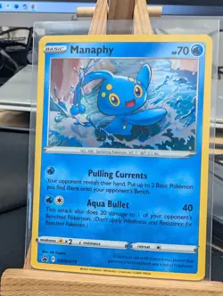 Pokemon TCG Manaphy SWSH275 Sword & Shield Black Star Promo Holo Card - Image 1