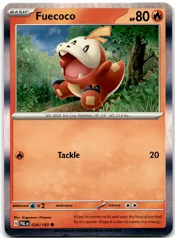 Fuecoco - (Summer 2023 Collector Chest) Cards & Products 034/193 NM - Image 1