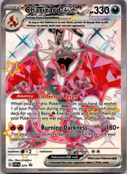 Charizard ex Holofoil Promo SV: Scarlet & Violet Promo Cards 074 NM - Image 1
