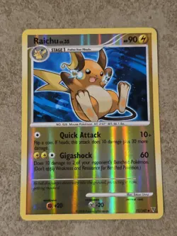 [ NM ] Raichu 77/147 Supreme Victors Reverse Holo Uncommon Stage 1 Pokemon Card - Image 1