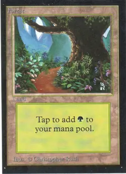 MTG: Collector's Edition: Forest (B) : Lightly Played Condition - Image 1