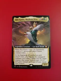 1x Kitt Kanto, Mayhem Diva | Extended Art | New Capenna Commander | MTG Magic - Image 3