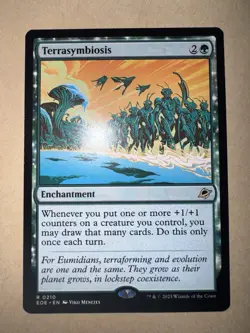 Magic: The Gathering Terrasymbiosis Edge of Eternities Rare Enchantment 210 Gre… - Image 1