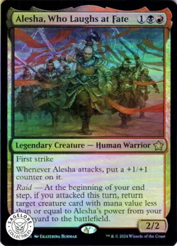 Alesha, Who Laughs at Fate - Foil - Foundations - 115 NM - Image 1